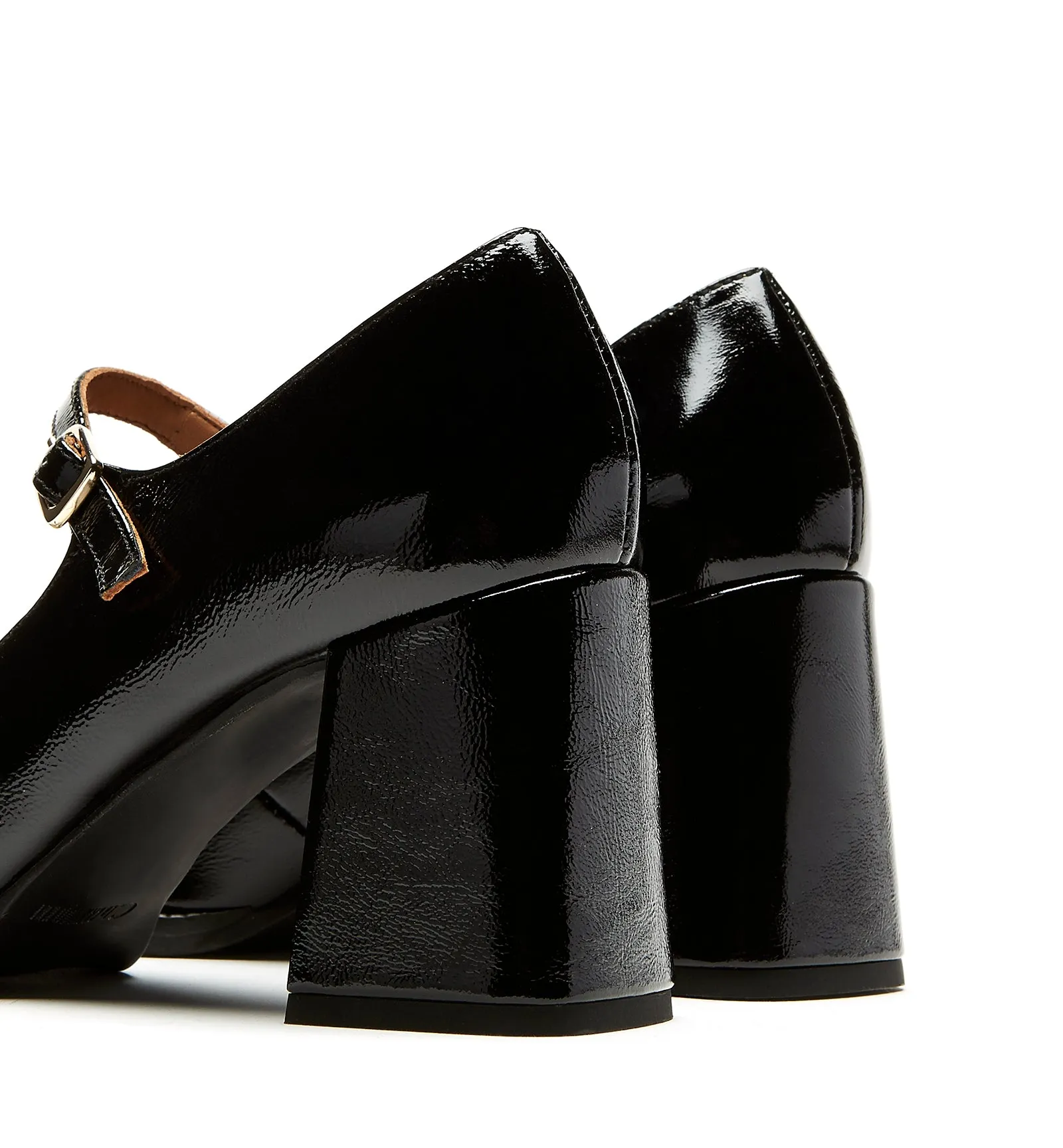 BIANCA CRINKLE LEATHER MARY JANE HEEL sold by La CANADIENNE product image thumbnail 4