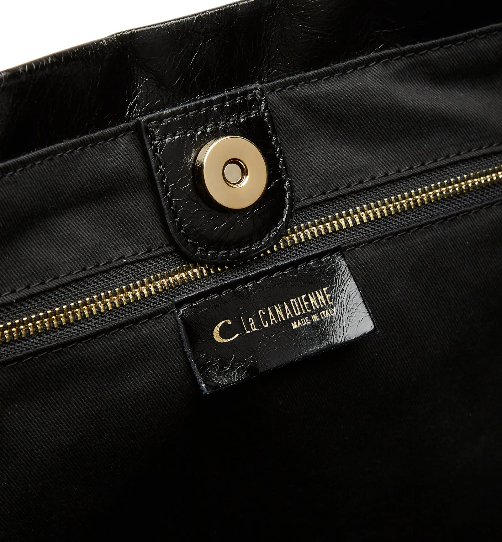 PIETRO CRINKLE LEATHER TOTE BAG sold by La CANADIENNE product image thumbnail 3