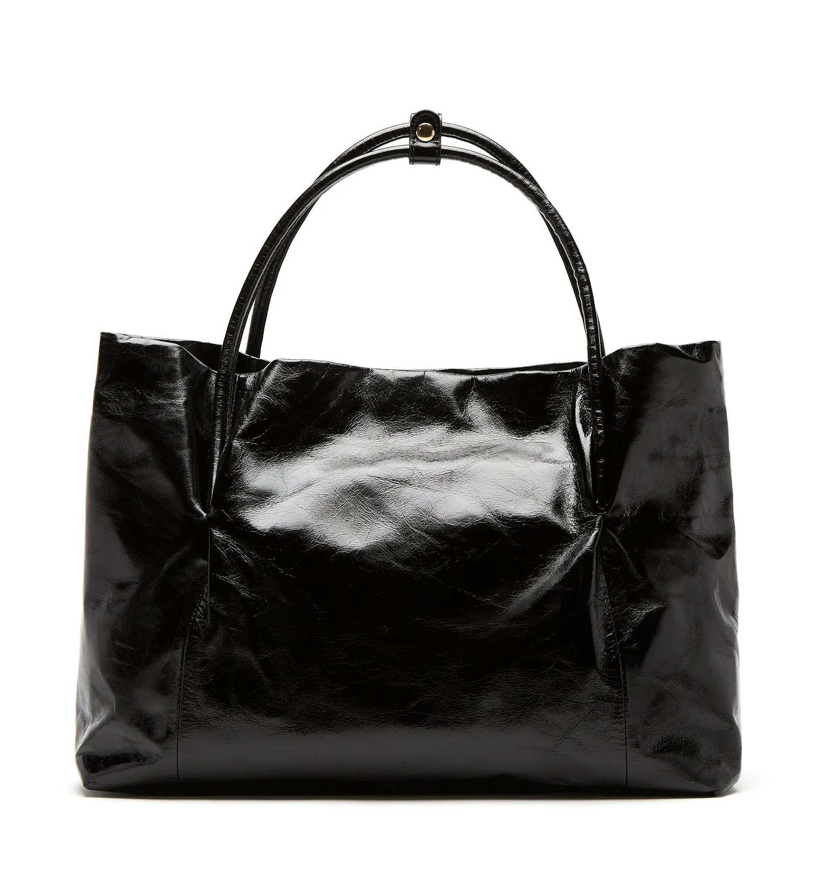 PIETRO CRINKLE LEATHER TOTE BAG sold by La CANADIENNE