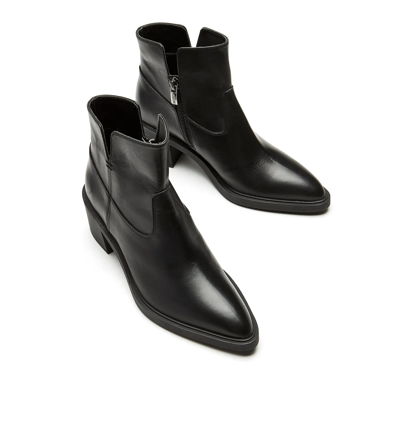 YVETTE LEATHER BOOTIE sold by La CANADIENNE product image thumbnail 3