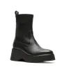 PERRIE LEATHER BOOTIE sold by La CANADIENNE