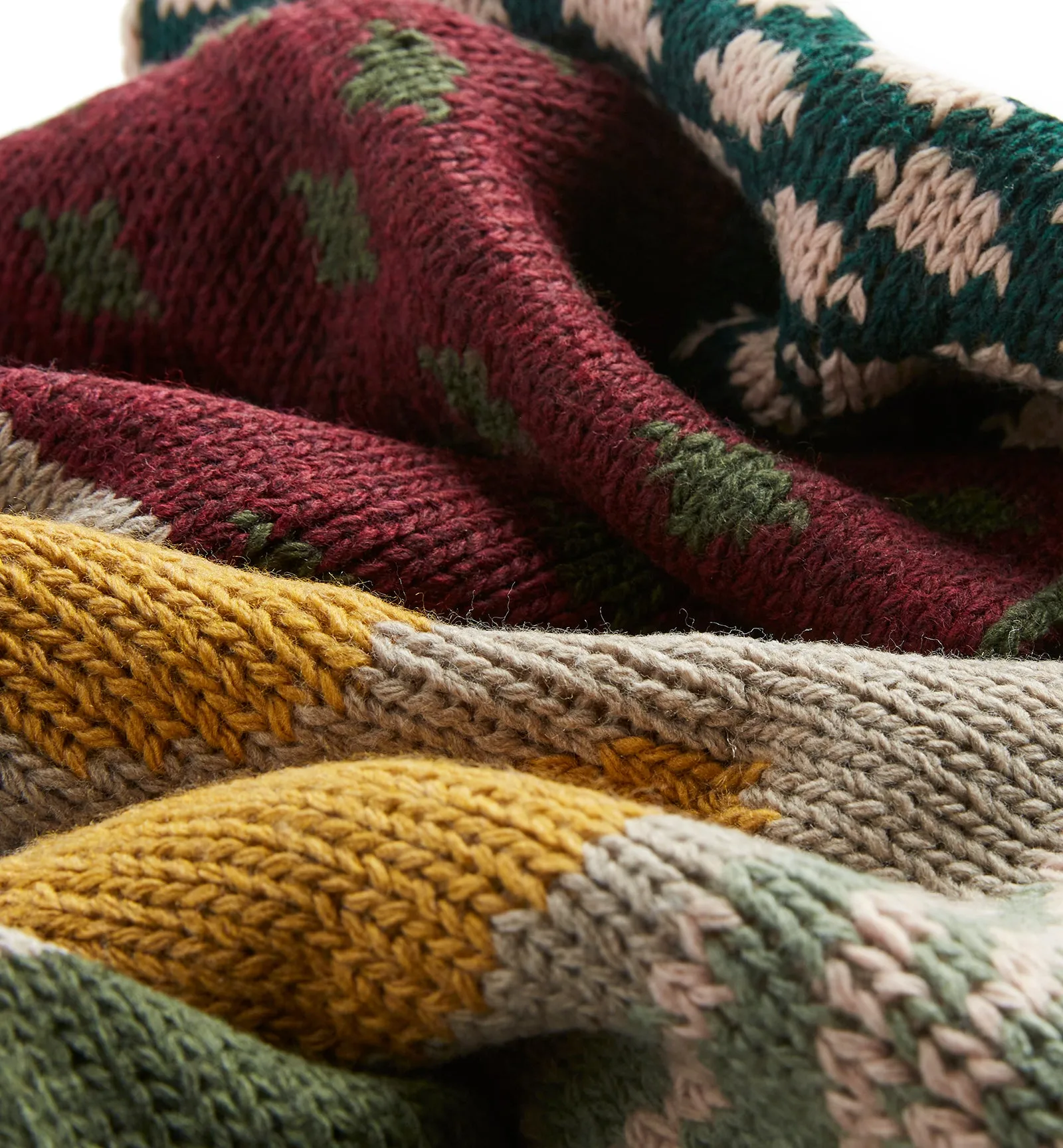 LUCIA ABSTRACT MEADOW SCARF sold by La CANADIENNE product image thumbnail 2