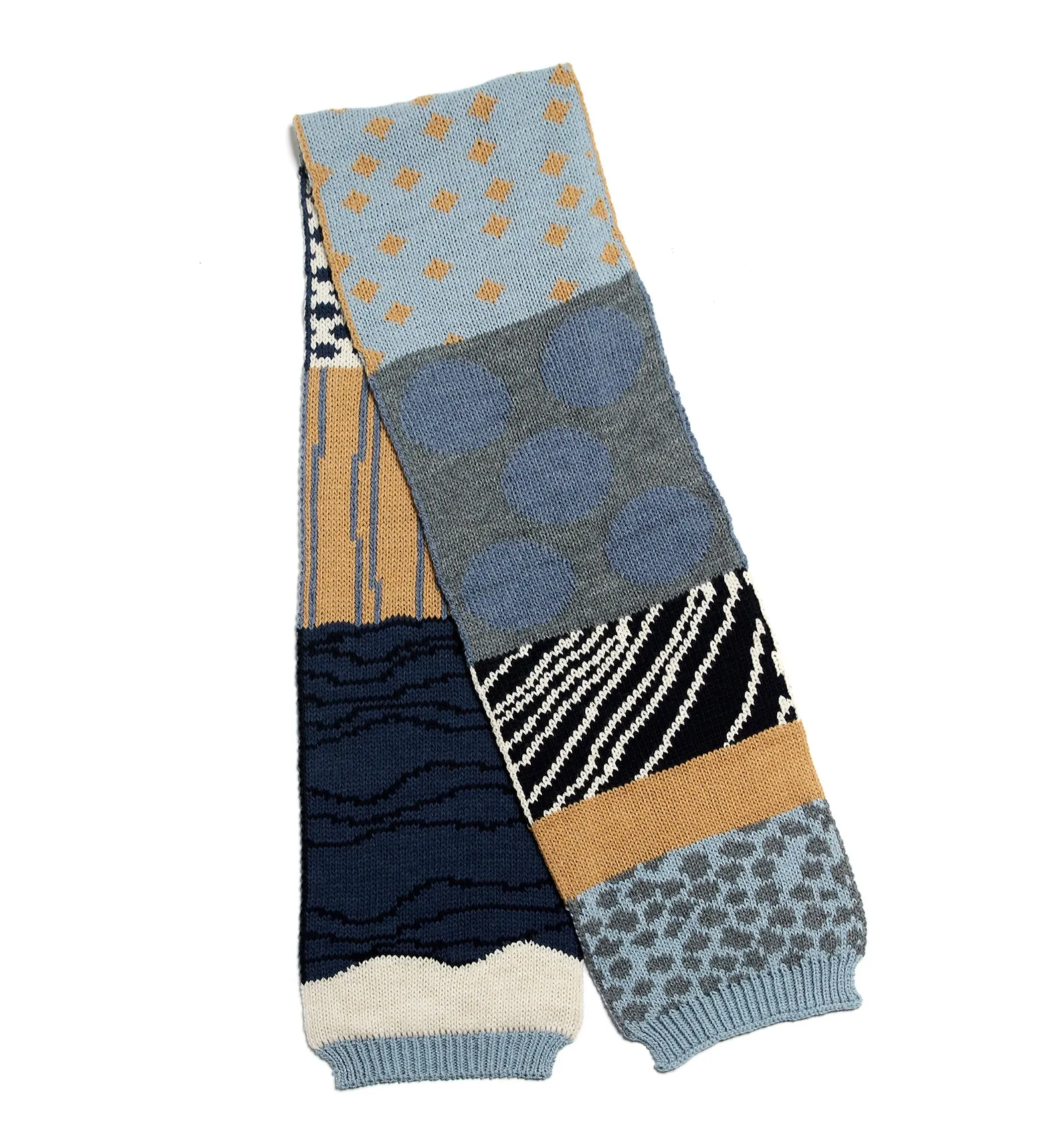 LUCIA ABSTRACT MEADOW SCARF sold by La CANADIENNE product image thumbnail 3
