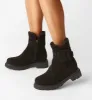 DAX SHEARLING-LINED SUEDE BOOTIE sold by La CANADIENNE