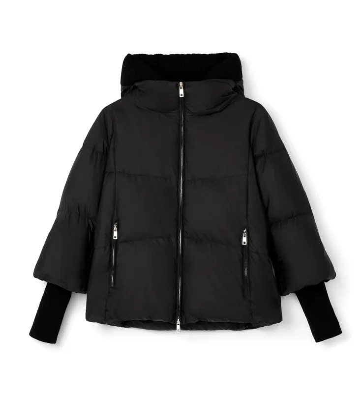 NYX HOODED SHORT PUFFER COAT sold by La CANADIENNE