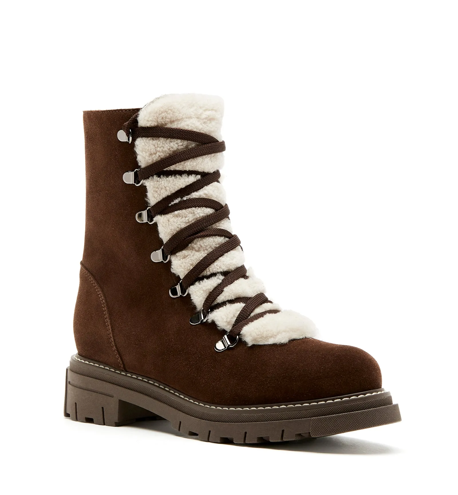 DIEGO SHEARLING-LINED SUEDE BOOTIE sold by La CANADIENNE product image thumbnail 2