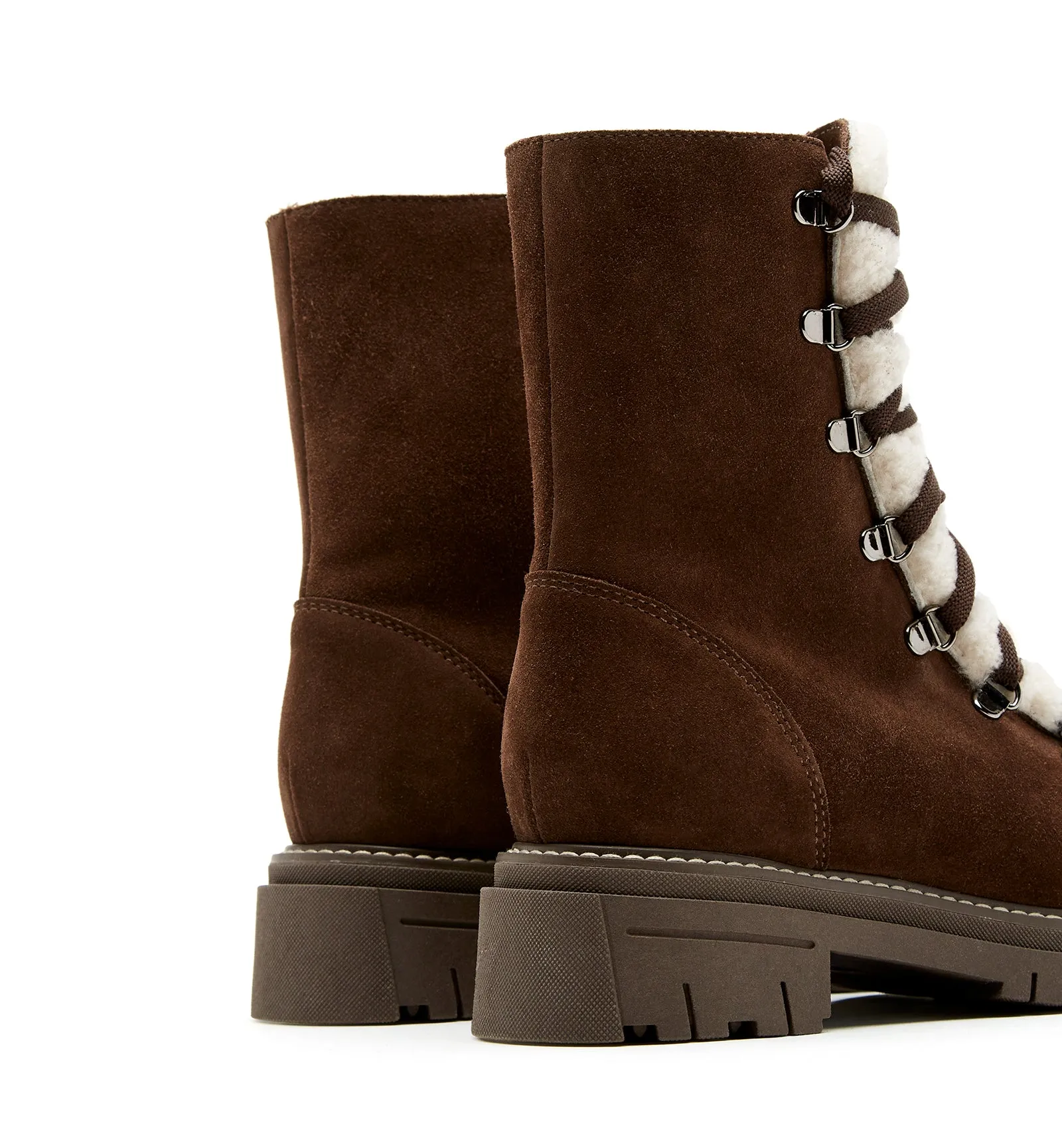 DIEGO SHEARLING-LINED SUEDE BOOTIE sold by La CANADIENNE product image thumbnail 4