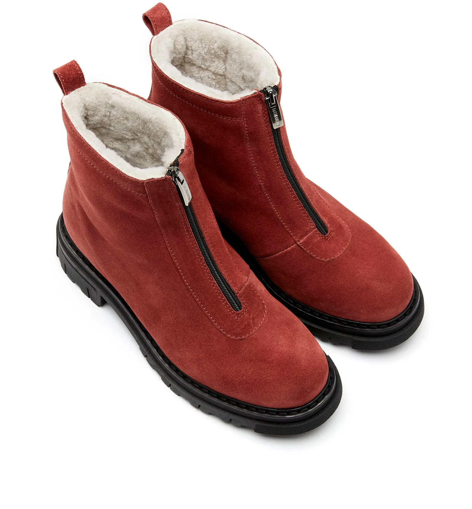 DEON SHEARLING-LINED SUEDE BOOTIE sold by La CANADIENNE product image thumbnail 5