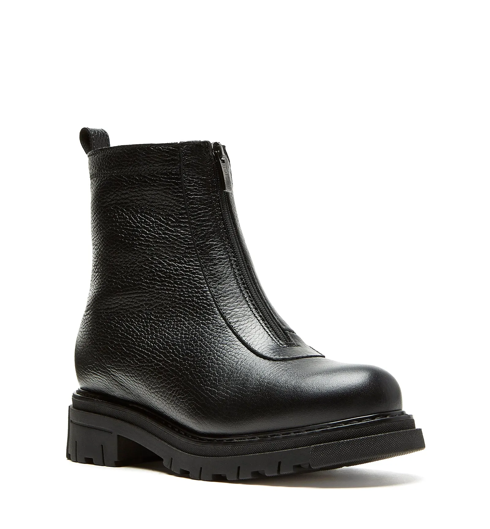 DEON SHEALING-LINED PEBBLED LEATHER BOOTIE sold by La CANADIENNE product image thumbnail 2