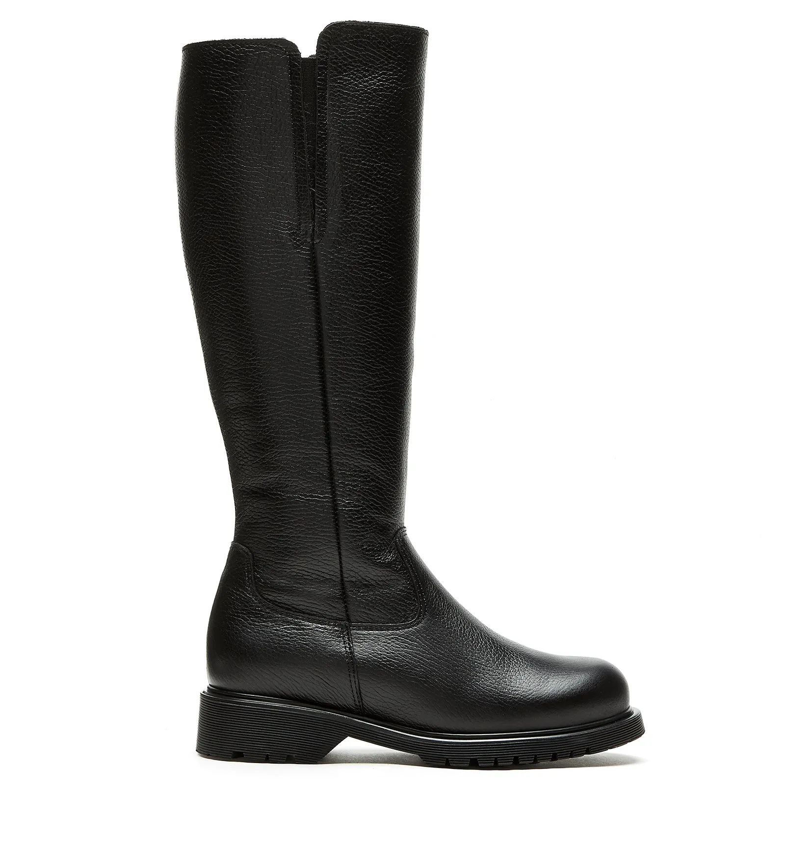 HELENE SHEARLING-LINED PEBBLED LEATHER BOOT sold by La CANADIENNE