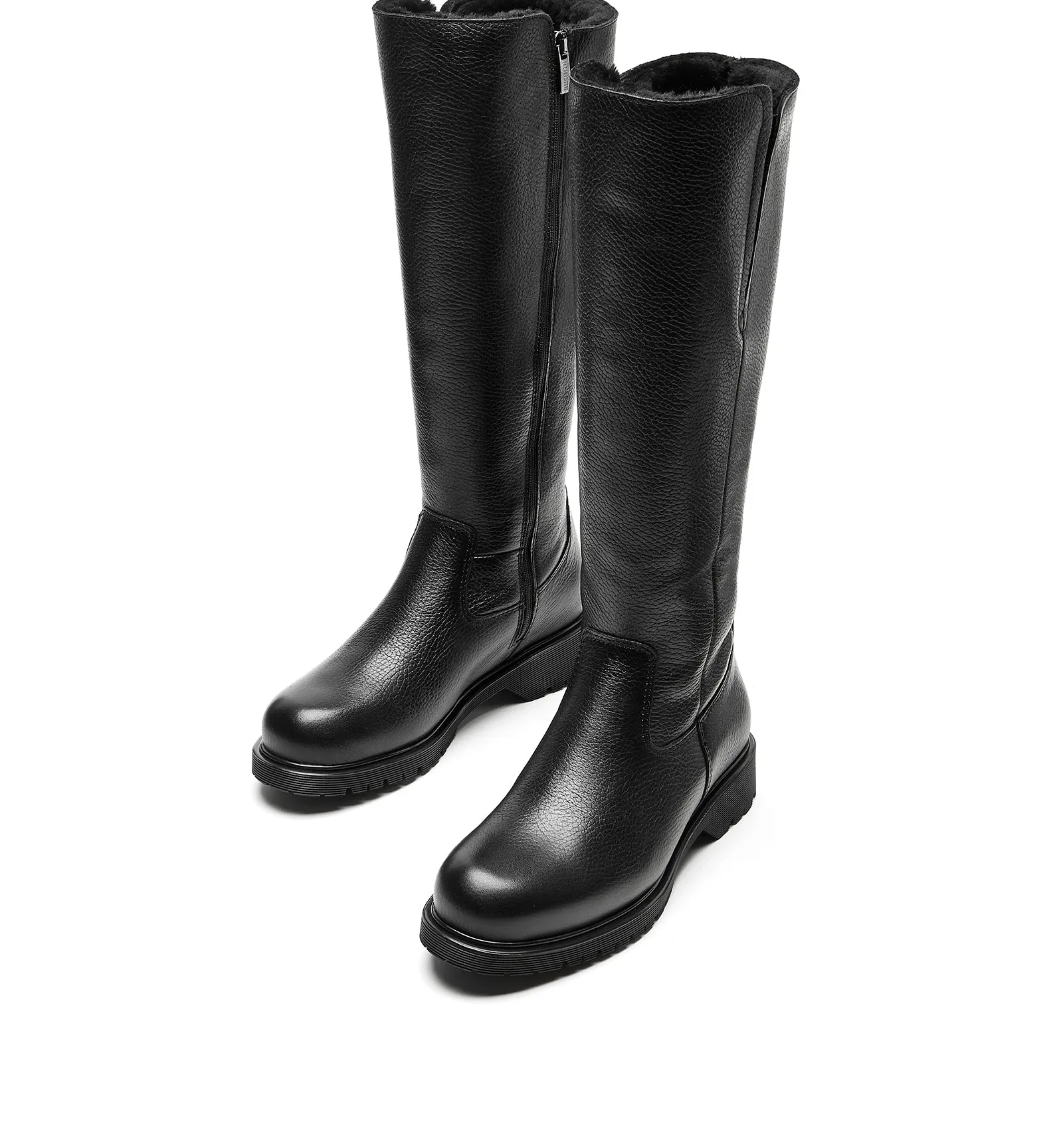 HELENE SHEARLING-LINED PEBBLED LEATHER BOOT sold by La CANADIENNE product image thumbnail 3