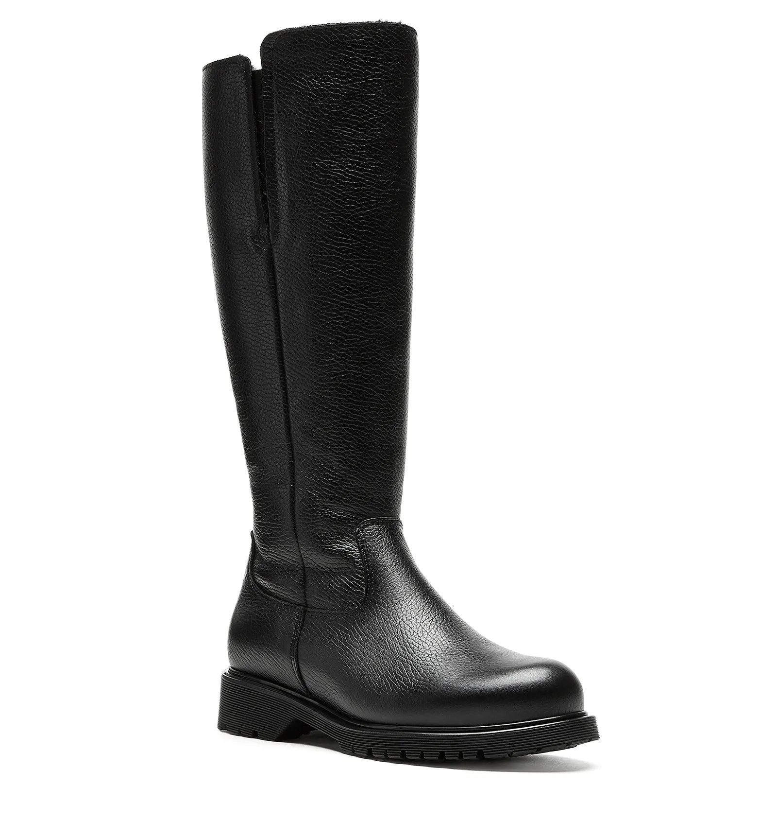 HELENE SHEARLING-LINED PEBBLED LEATHER BOOT sold by La CANADIENNE product image thumbnail 2