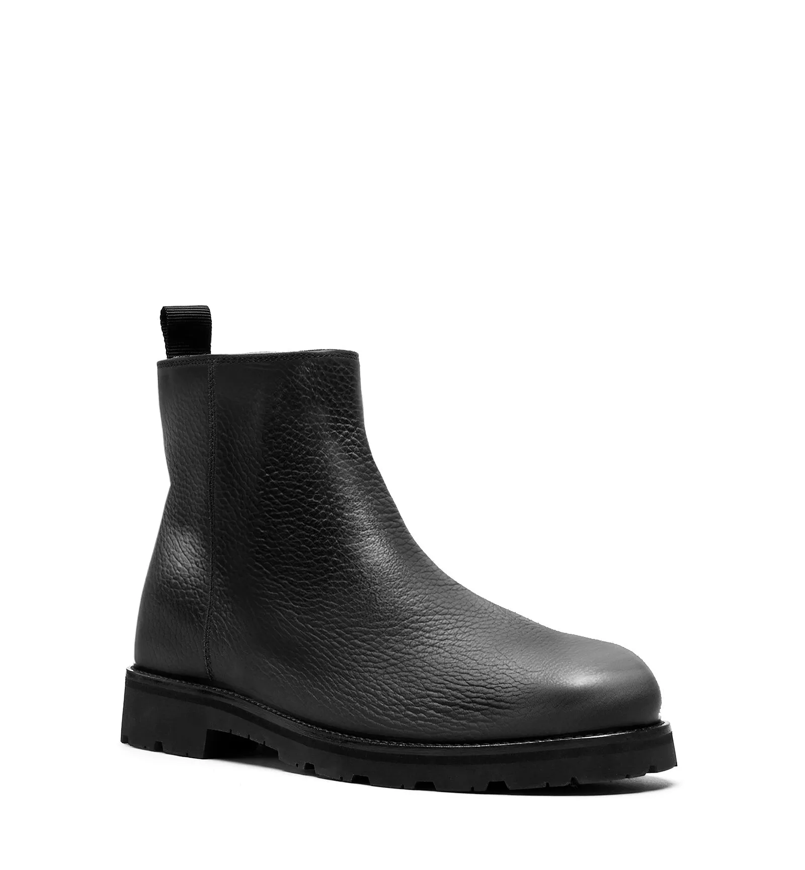 LUDO MEN'S SHEARLING-LINED PEBBLED LEATHER BOOT sold by La CANADIENNE product image thumbnail 2