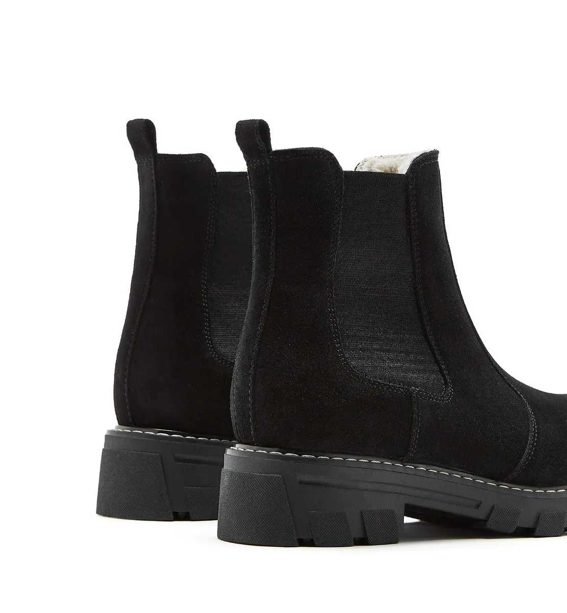 ADELYN SHEARLING-LINED SUEDE BOOTIE sold by La CANADIENNE product image thumbnail 4