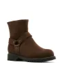 HYATT SHEARLING-LINED SUEDE BOOTIE sold by La CANADIENNE