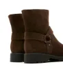 HYATT SHEARLING-LINED SUEDE BOOTIE sold by La CANADIENNE