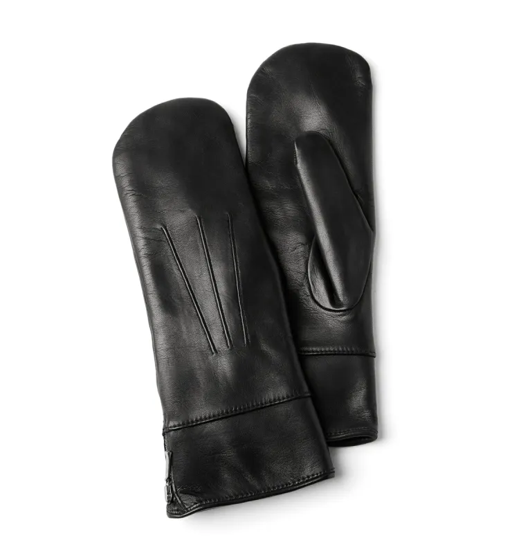 CASPER SHEARLING-LINED LEATHER GLOVES sold by La CANADIENNE