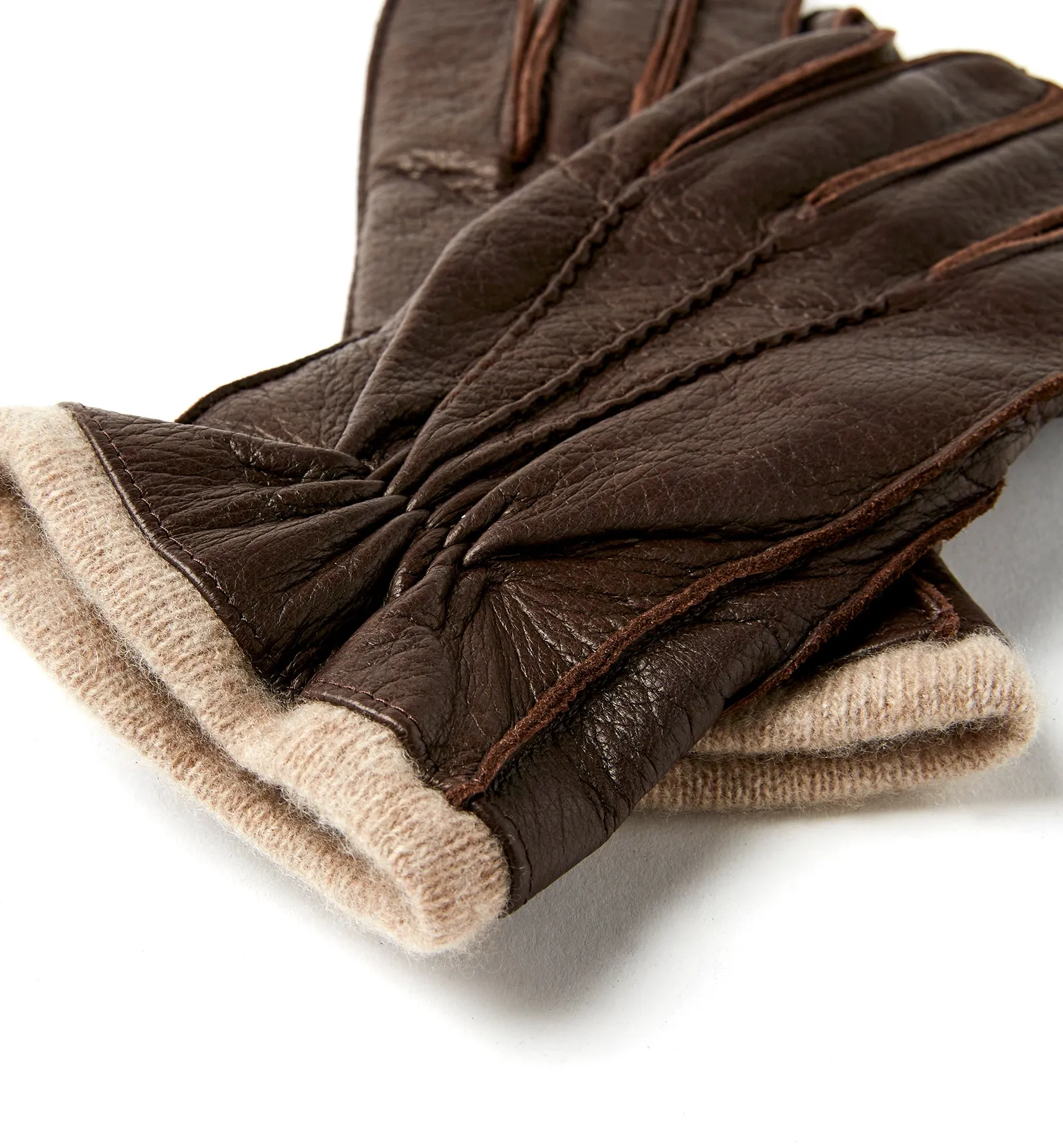 CHARLY MEN'S CASHMERE-LINED LEATHER GLOVES sold by La CANADIENNE product image thumbnail 2