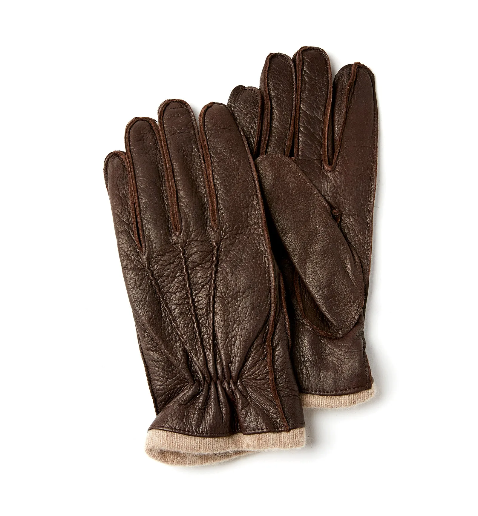 CHARLY MEN'S CASHMERE-LINED LEATHER GLOVES sold by La CANADIENNE