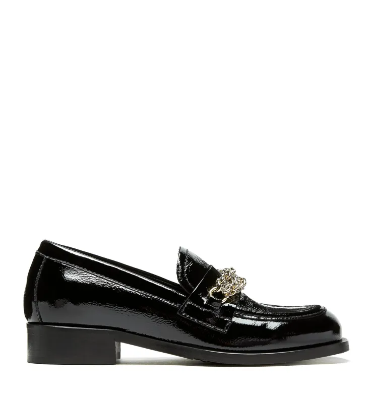 DALILAH CRINKLE LEATHER LOAFER sold by La CANADIENNE