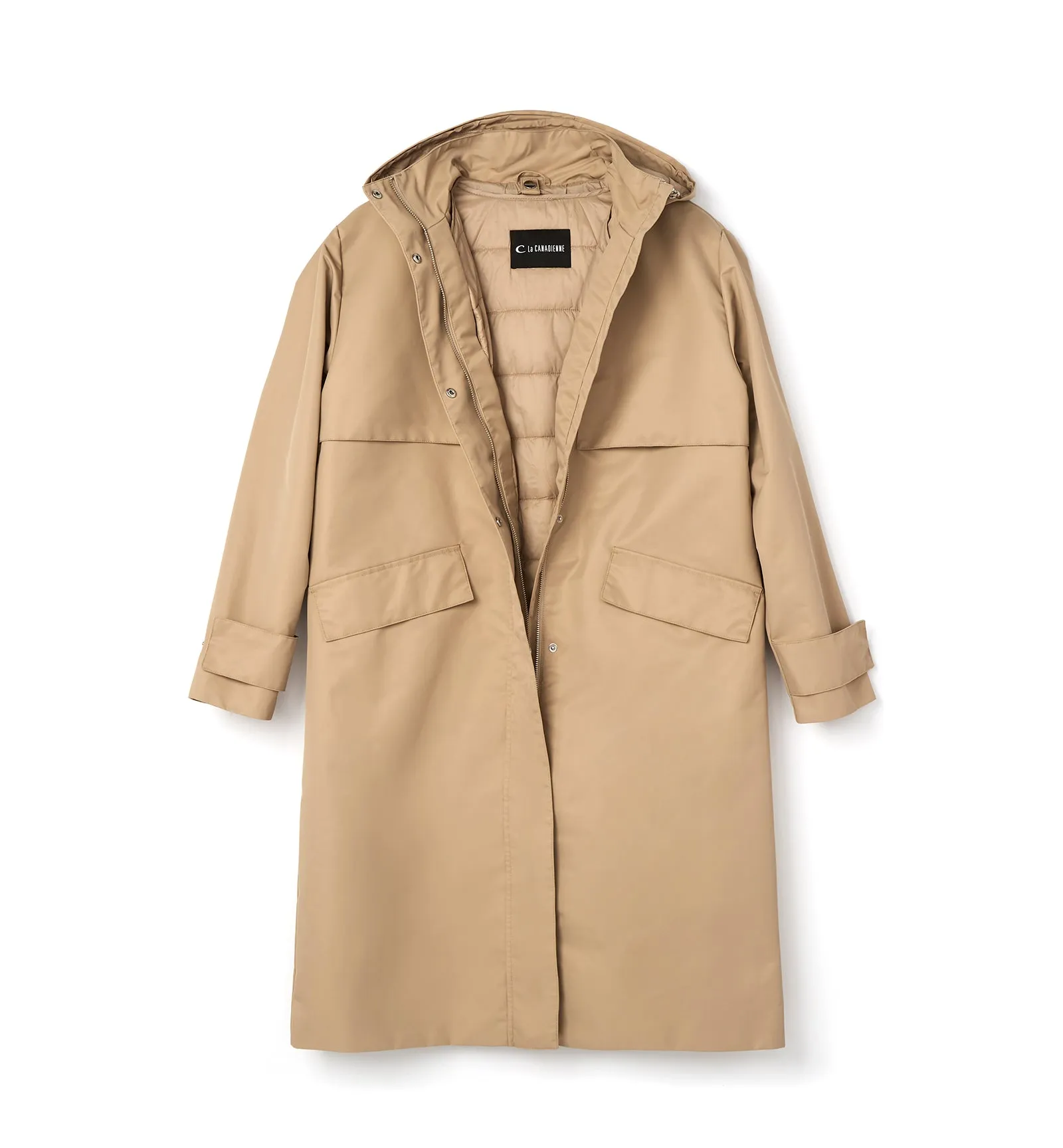 GRADY HOODED 2IN1 TRENCH COAT sold by La CANADIENNE product image thumbnail 2