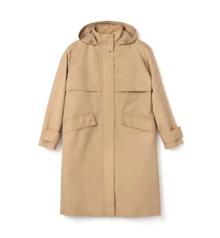 GRADY HOODED 2IN1 TRENCH COAT sold by La CANADIENNE