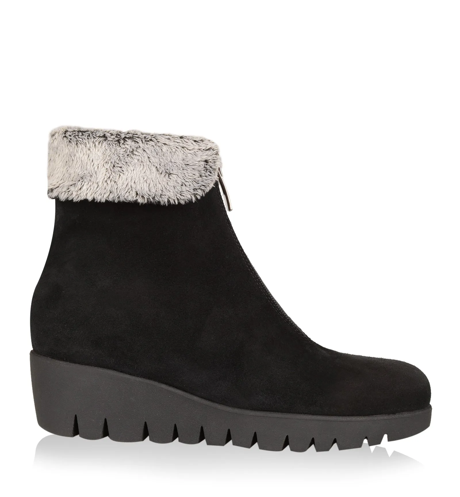TESSA SUEDE WEDGE BOOTIE sold by La CANADIENNE