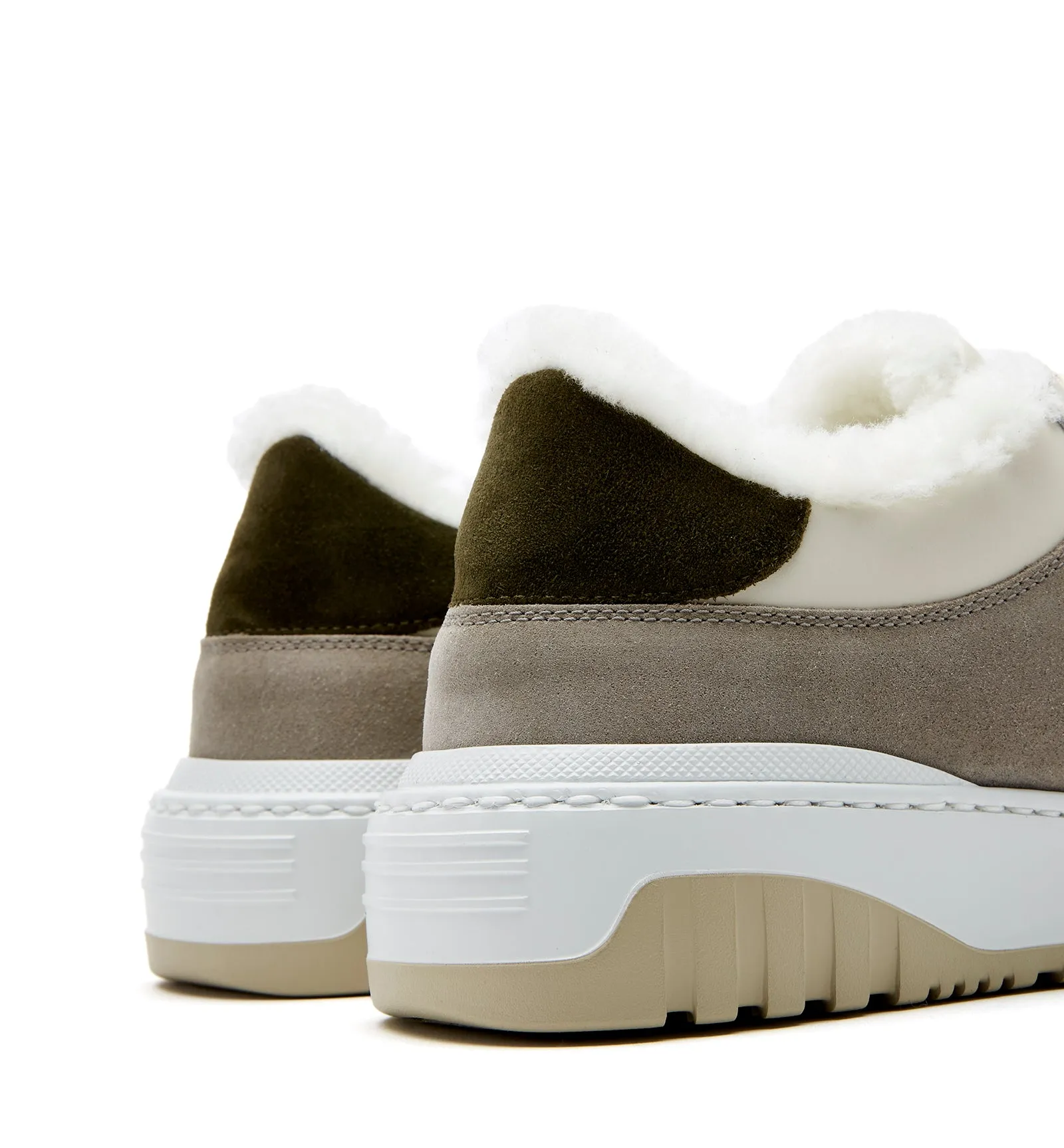 KIMMIE SHEARLING-LINED SUEDE SNEAKER sold by La CANADIENNE product image thumbnail 4