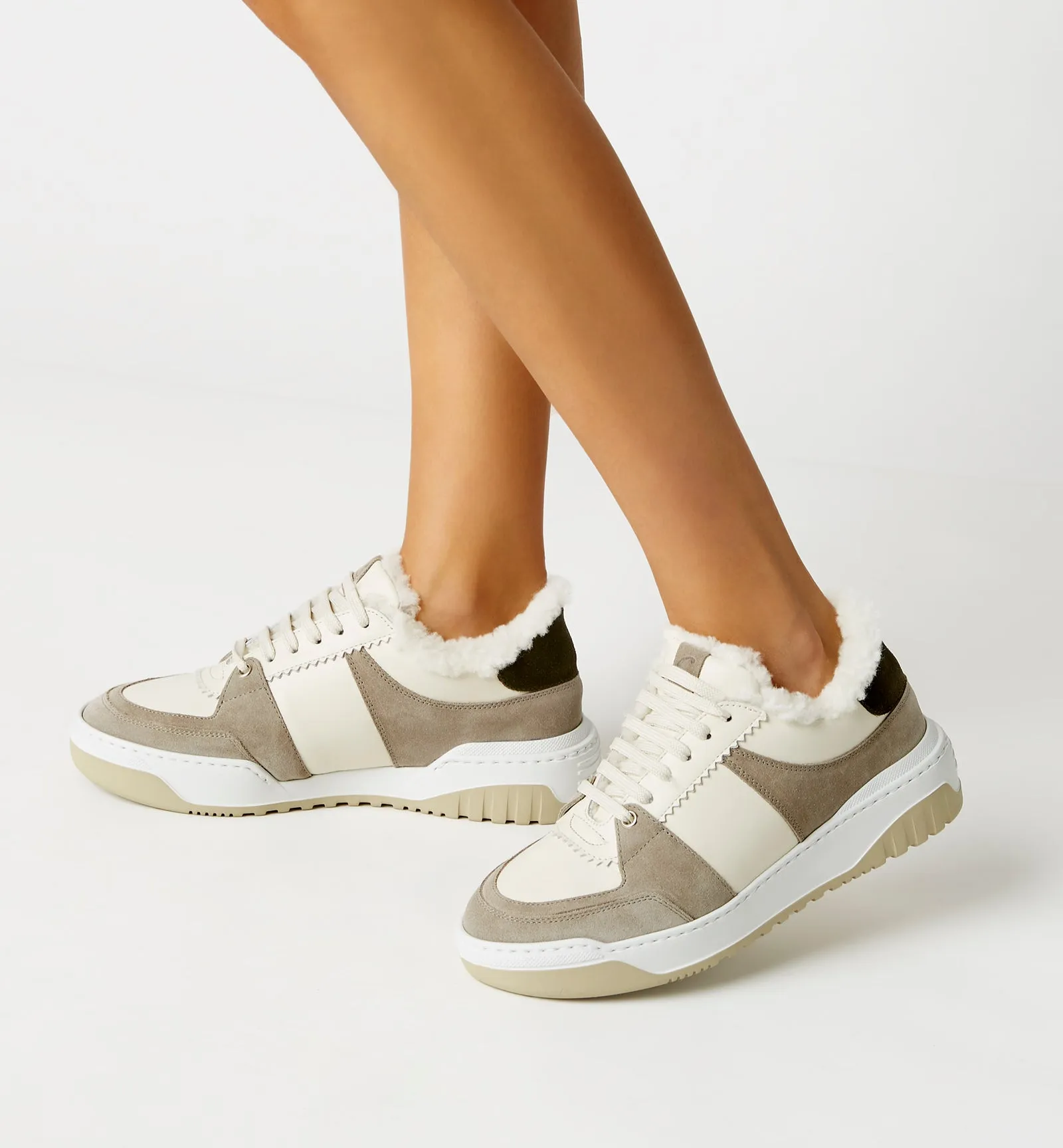 KIMMIE SHEARLING-LINED SUEDE SNEAKER sold by La CANADIENNE product image thumbnail 5
