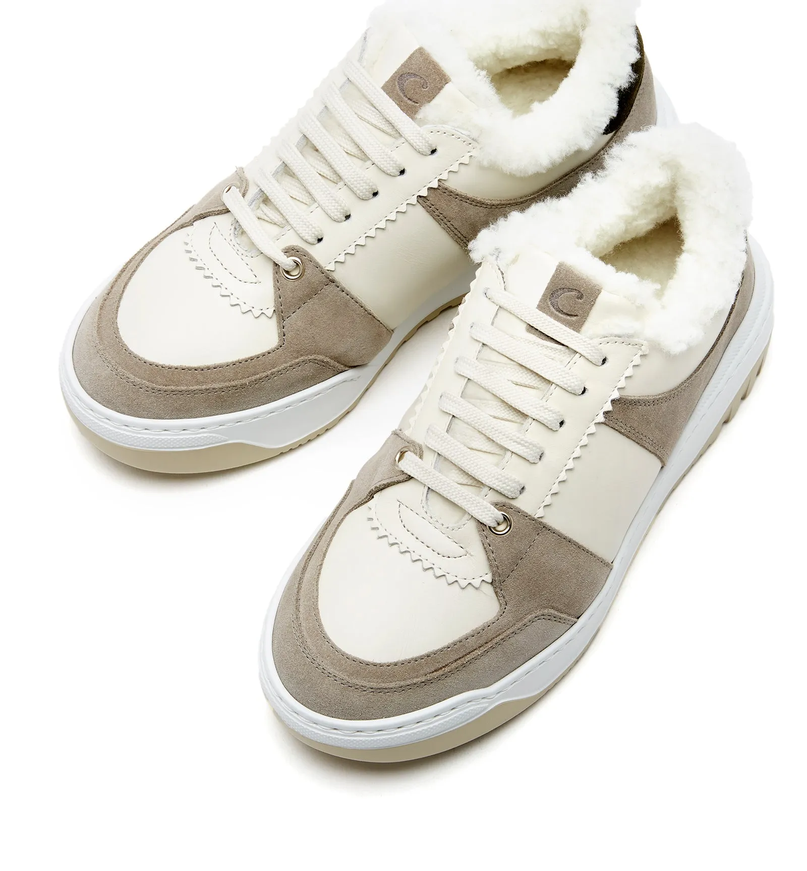 KIMMIE SHEARLING-LINED SUEDE SNEAKER sold by La CANADIENNE product image thumbnail 3