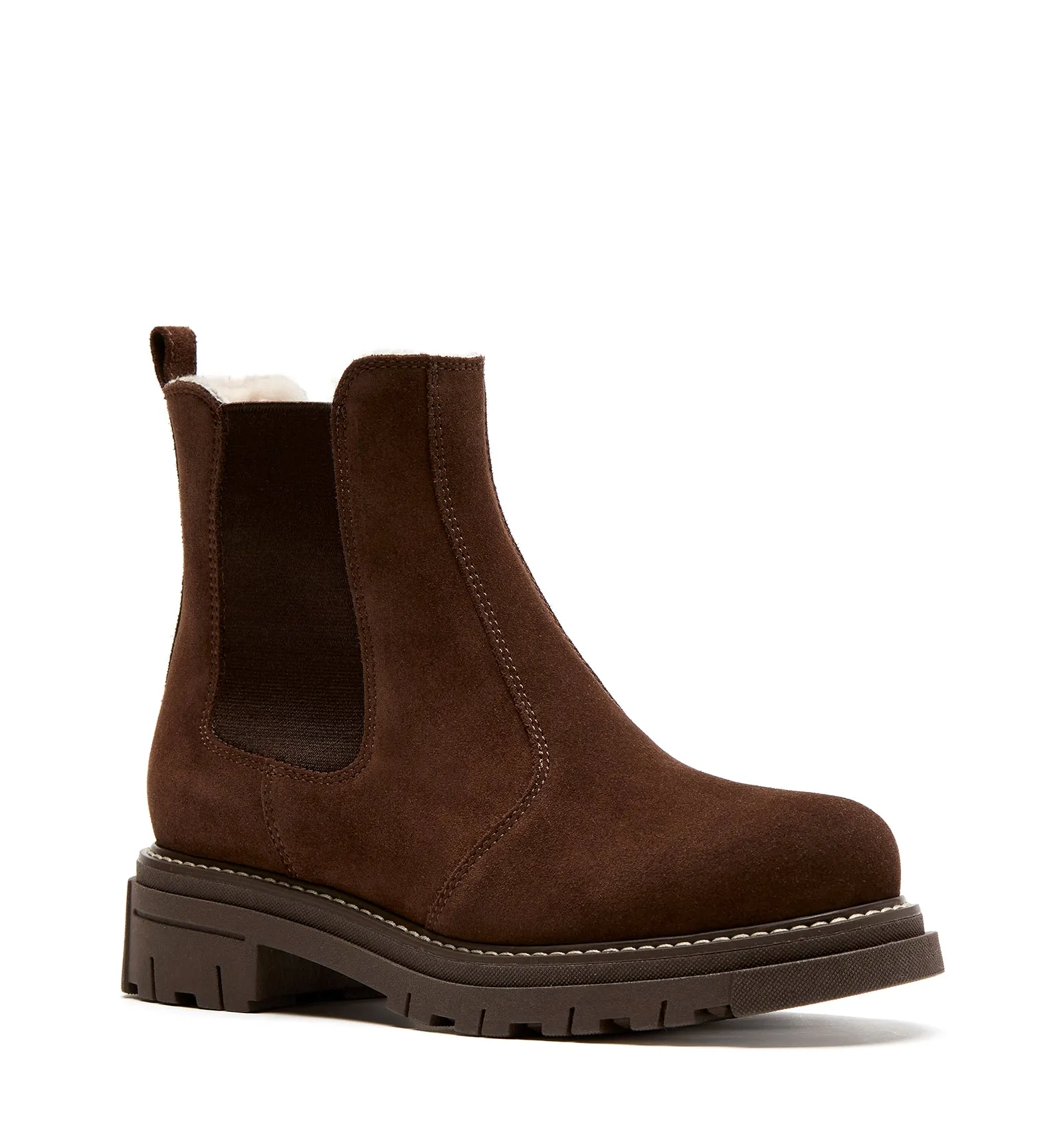 DAWSON SHEARLING-LINED SUEDE BOOTIE sold by La CANADIENNE product image thumbnail 2