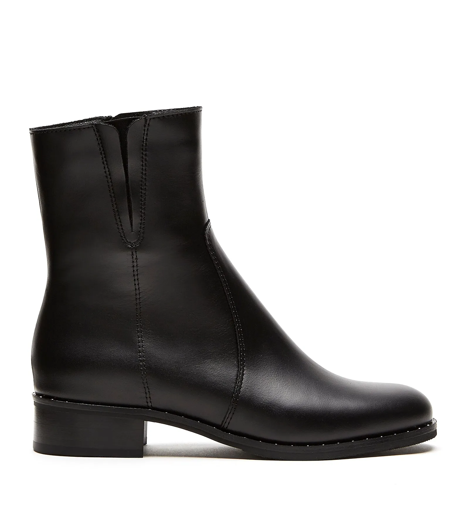 SOLANA LEATHER BOOTIE sold by La CANADIENNE