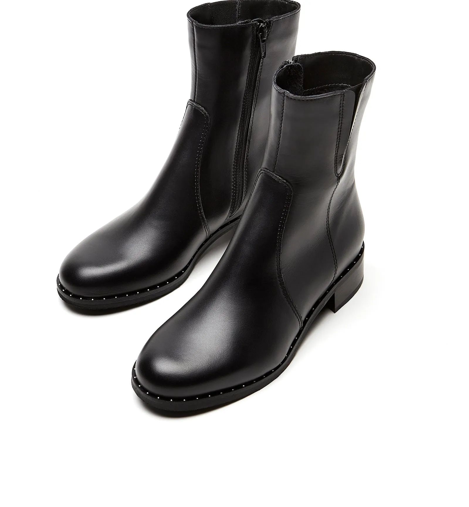 SOLANA LEATHER BOOTIE sold by La CANADIENNE product image thumbnail 3