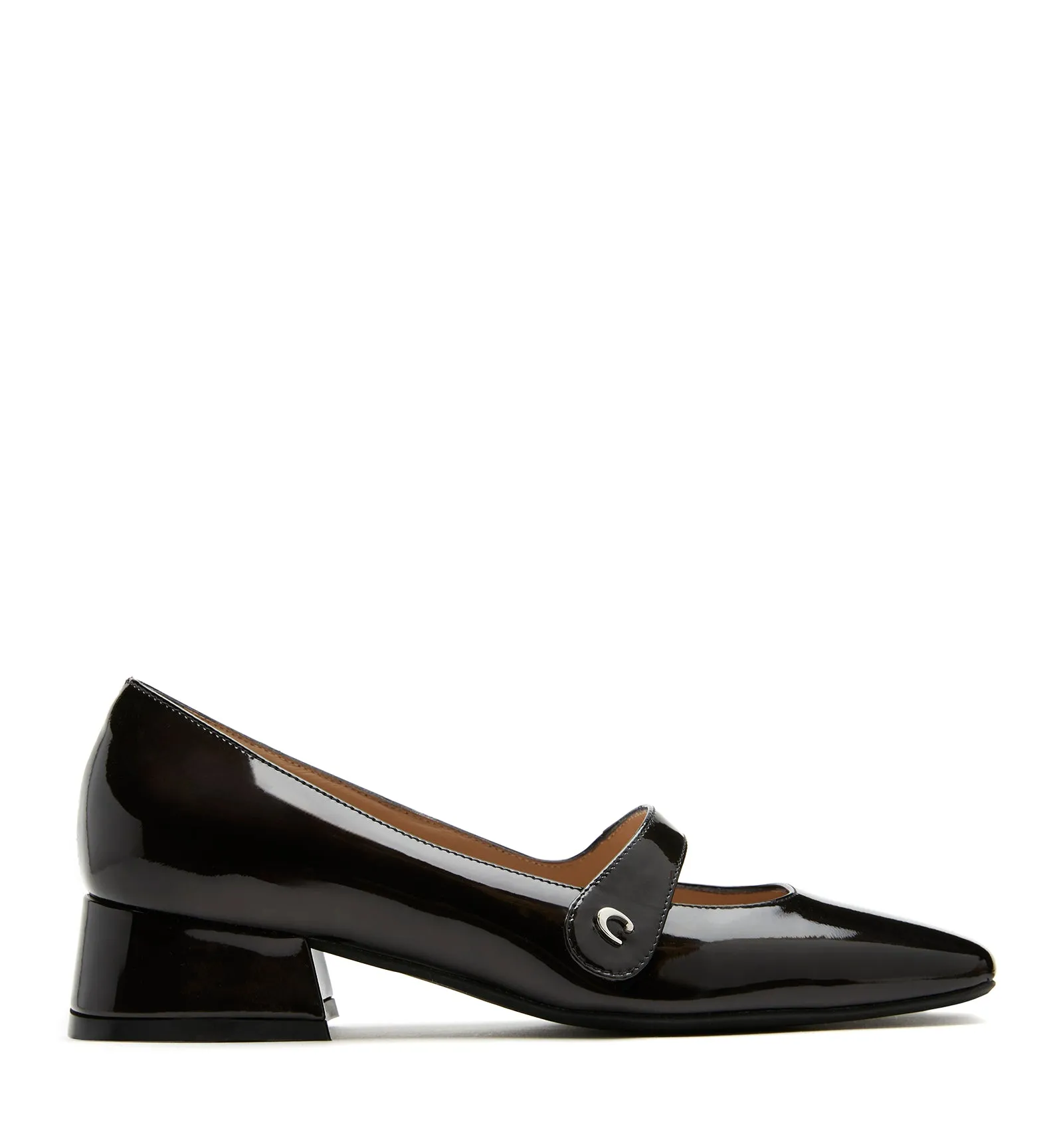 FLANERY PATENT LEATHER MARY JANE PUMP sold by La CANADIENNE