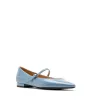 FRITZ CRINKLE LEATHER MARY JANE FLAT sold by La CANADIENNE