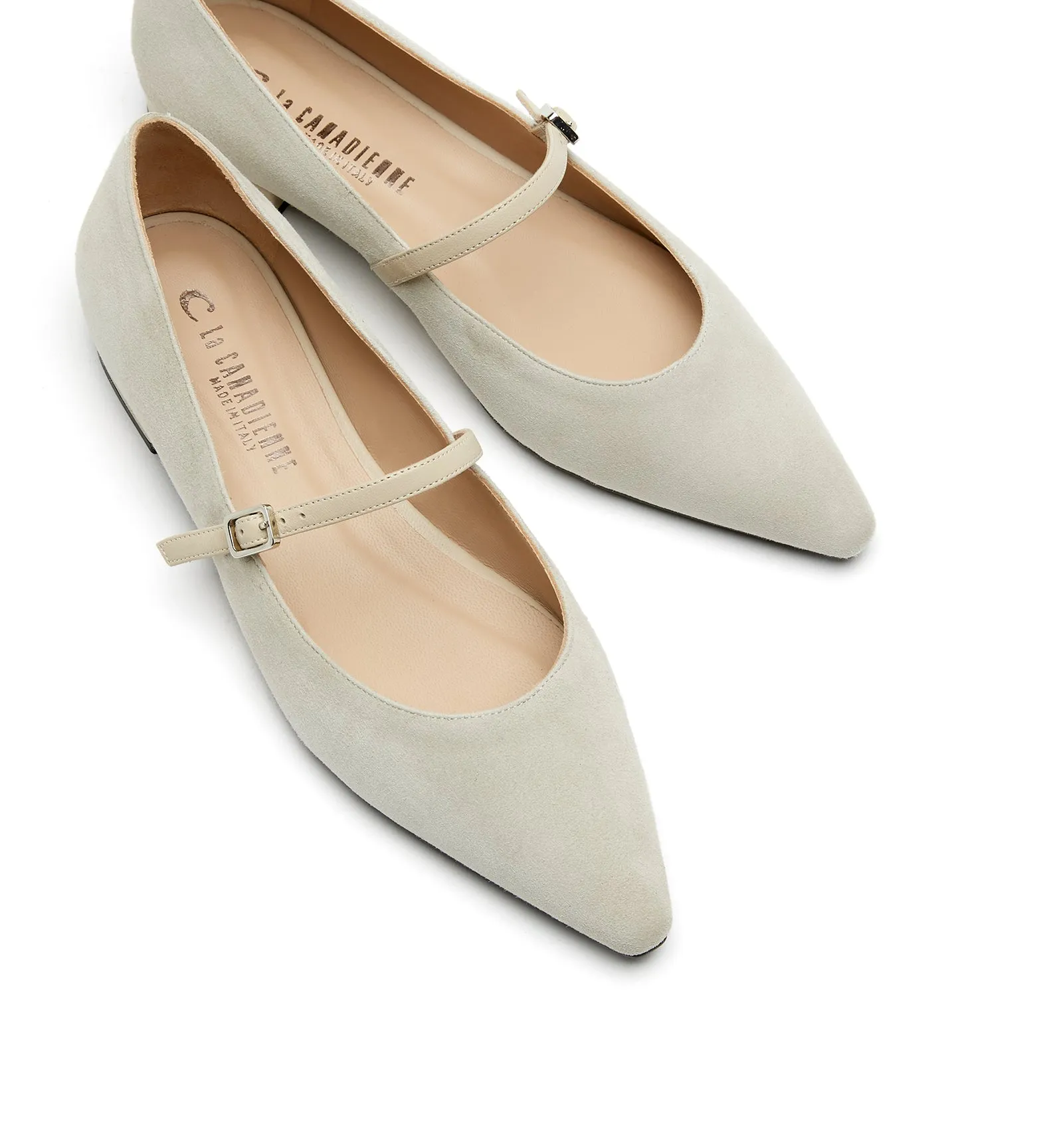 FRITZ SUEDE MARY JANE FLAT sold by La CANADIENNE product image thumbnail 3