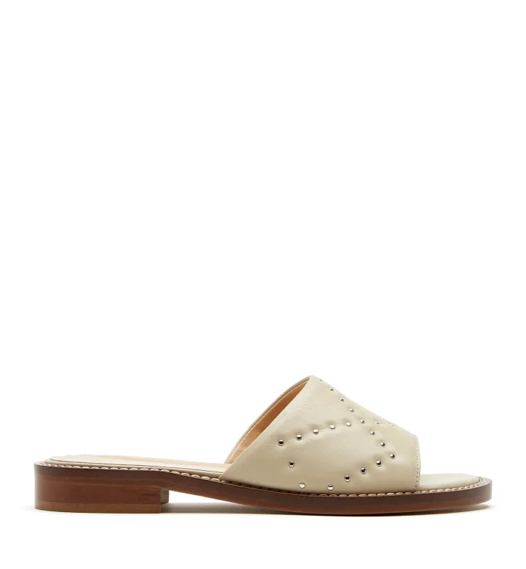 TINSLEY SLIDE LEATHER SANDAL sold by La CANADIENNE