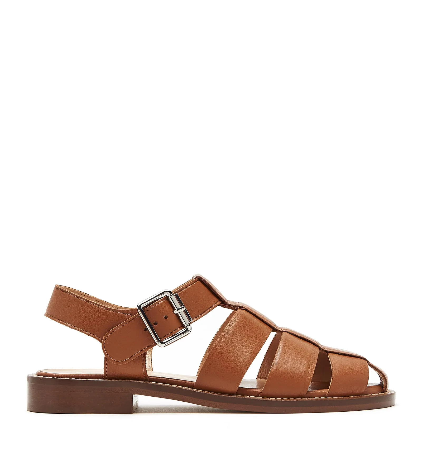 TILLY FISHERMAN LEATHER SANDAL sold by La CANADIENNE