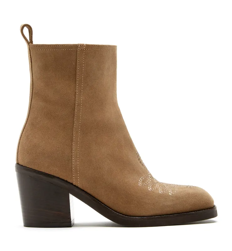 KOI SUEDE BOOTIE sold by La CANADIENNE