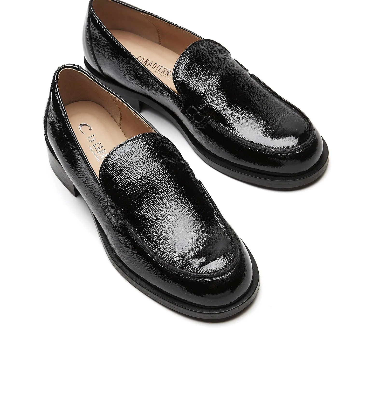 DREAM CRINKLE LEATHER LOAFER sold by La CANADIENNE product image thumbnail 3