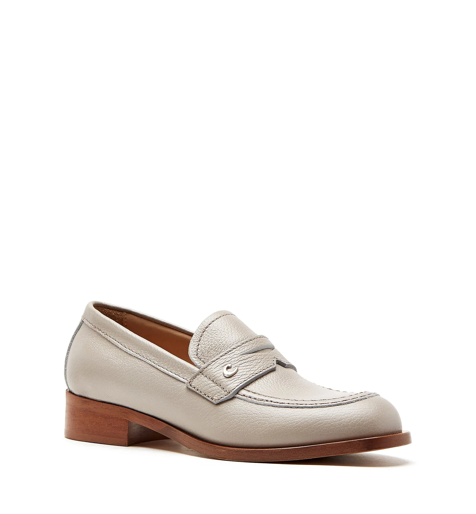 DEMI PEBBLED LEATHER LOAFER sold by La CANADIENNE product image thumbnail 2