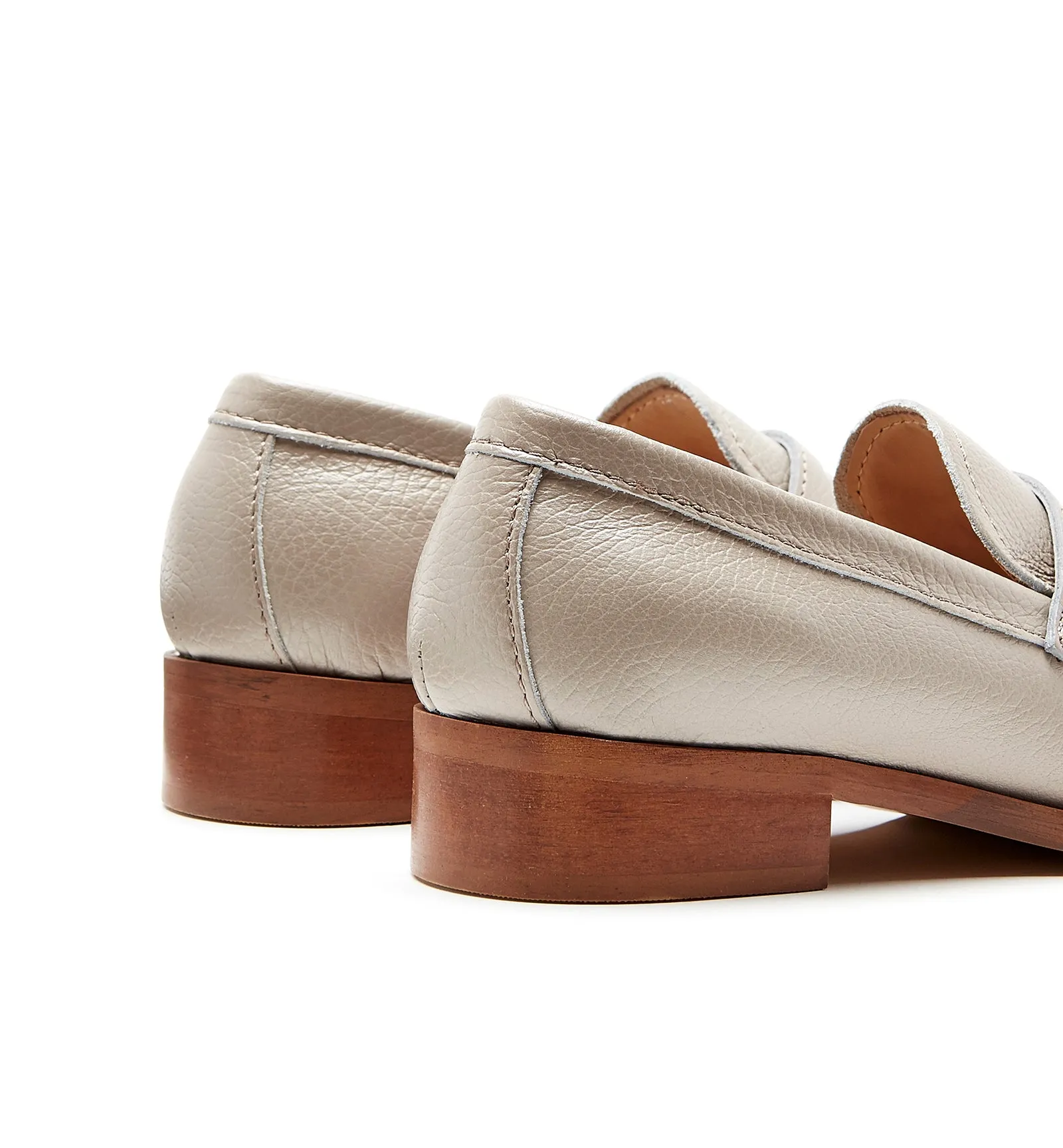DEMI PEBBLED LEATHER LOAFER sold by La CANADIENNE product image thumbnail 4