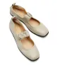 GREY LEATHER MARY JANE FLAT sold by La CANADIENNE