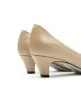 ARGO KITTEN HEEL SHINE LEATHER PUMP sold by La CANADIENNE