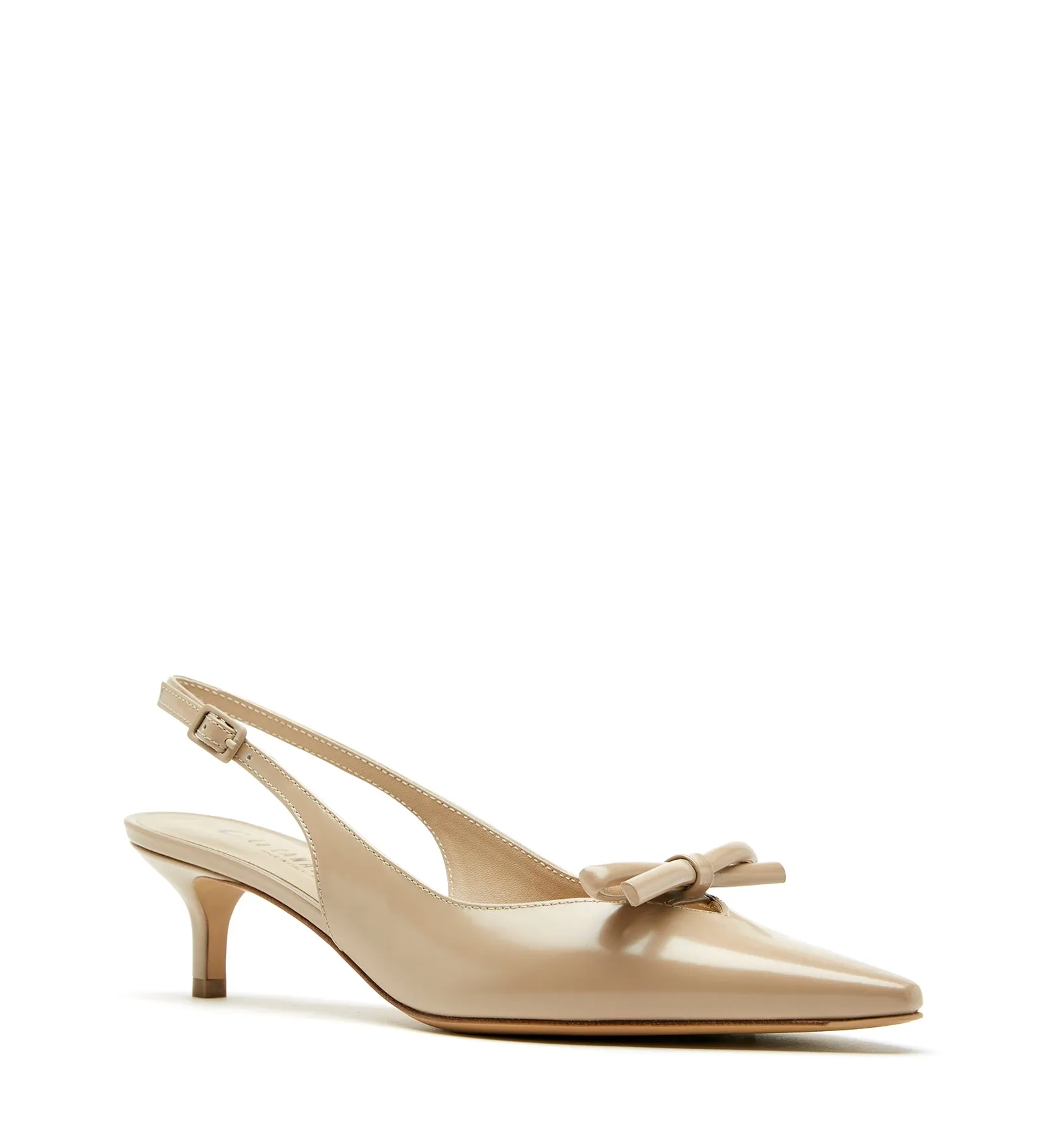 ALLY SLINGBACK SHINE LEATHER PUMP sold by La CANADIENNE product image thumbnail 2