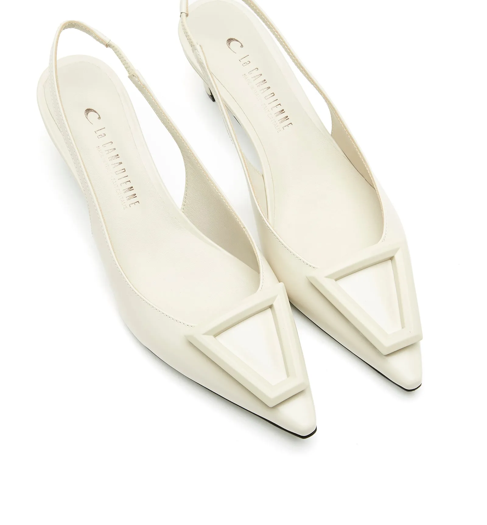 ARTY SLINGBACK SHINE LEATHER PUMP sold by La CANADIENNE product image thumbnail 3