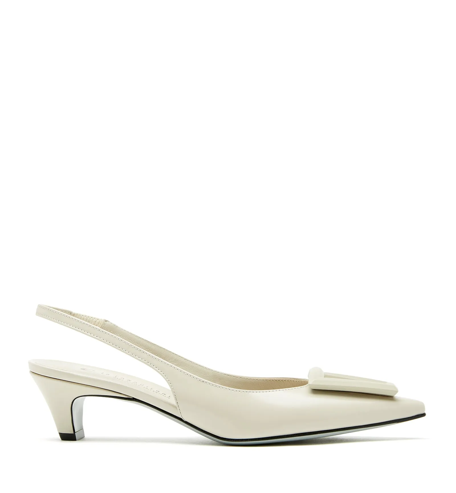 ARTY SLINGBACK SHINE LEATHER PUMP sold by La CANADIENNE