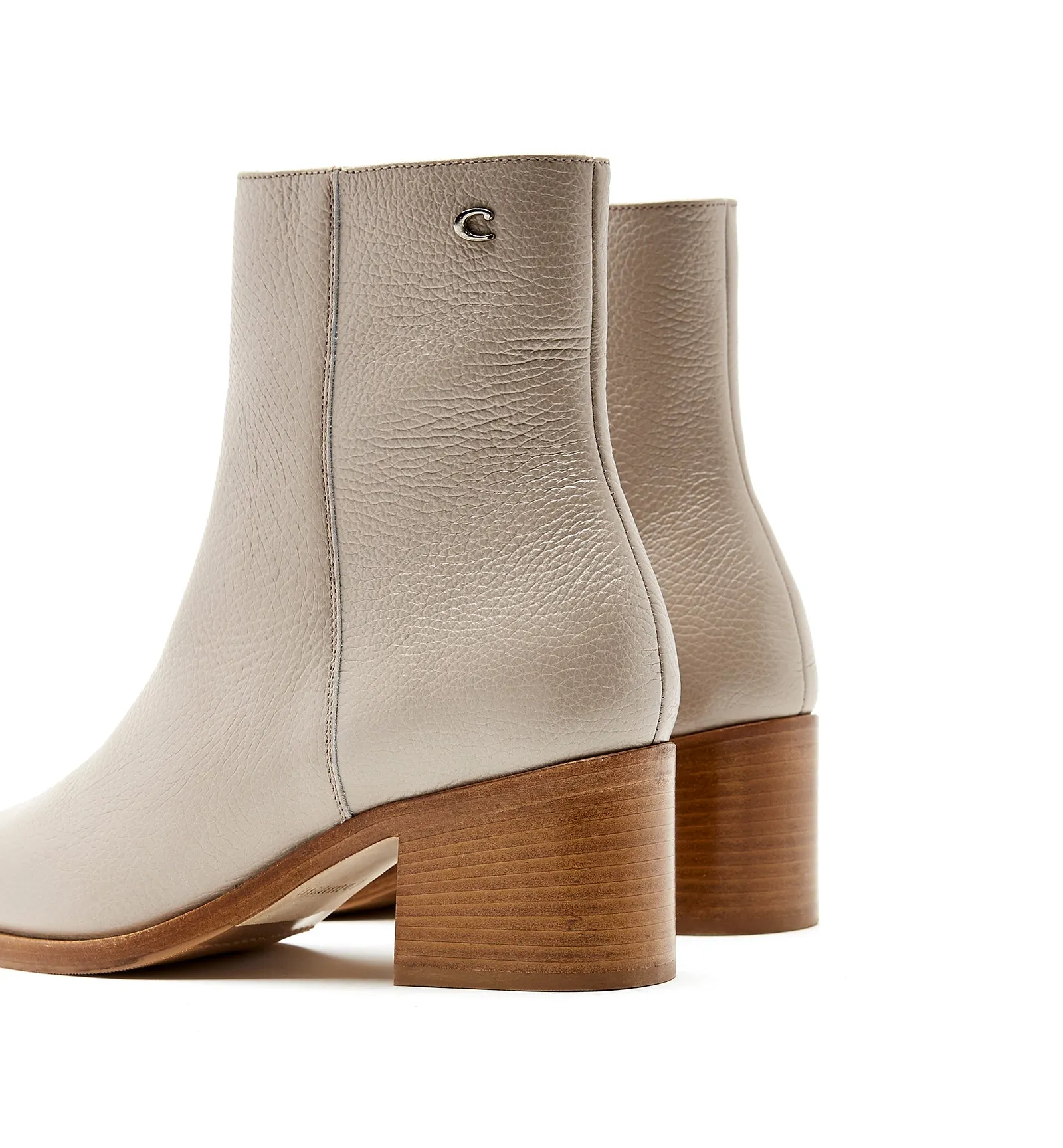 JULIETA PEBBLED LEATHER BOOTIE sold by La CANADIENNE product image thumbnail 4