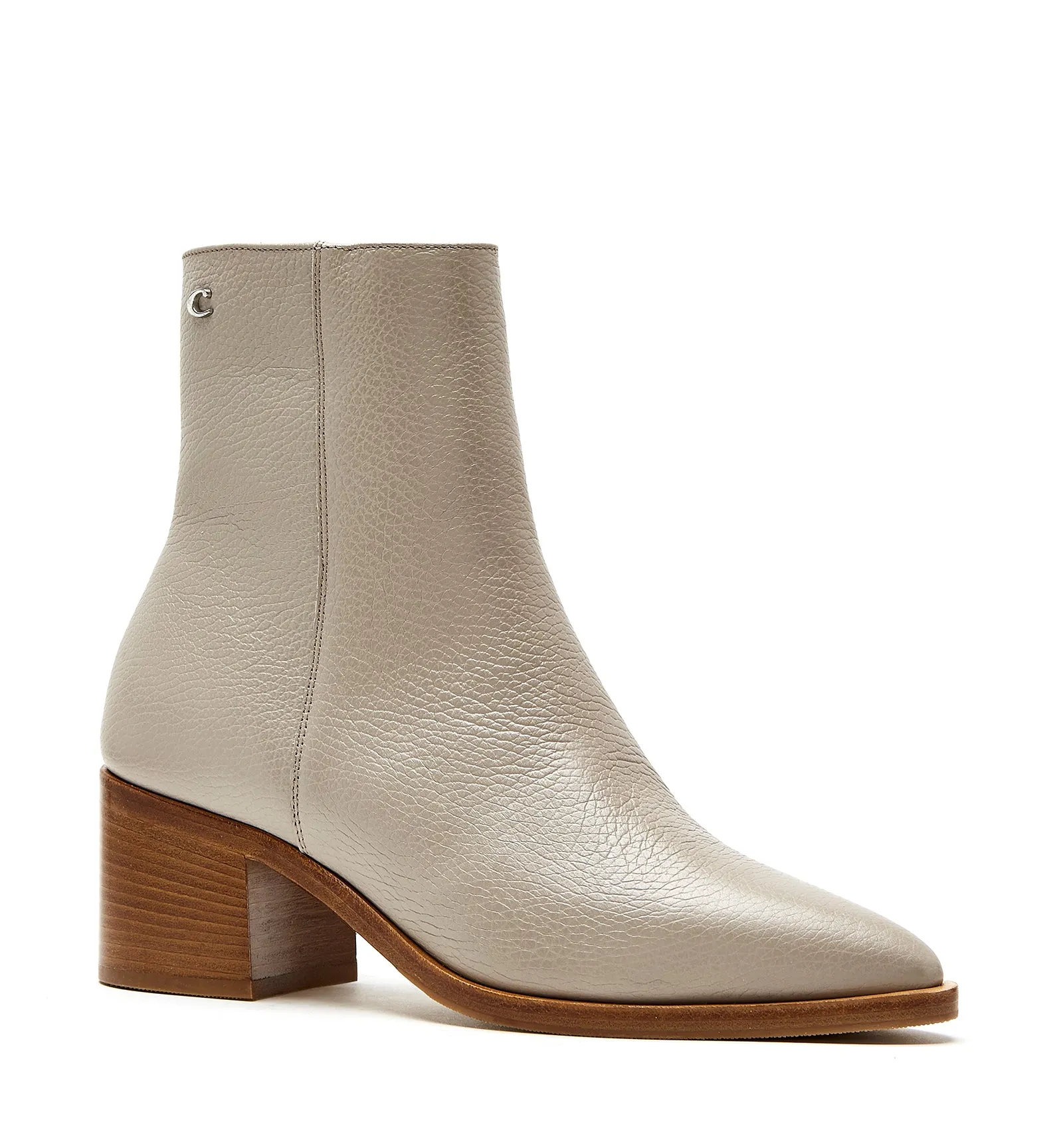 JULIETA PEBBLED LEATHER BOOTIE sold by La CANADIENNE product image thumbnail 2