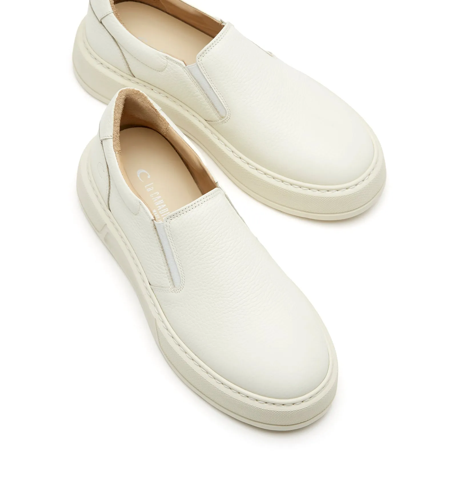 VIRGINIA LEATHER SLIP-ON SNEAKER sold by La CANADIENNE product image thumbnail 3